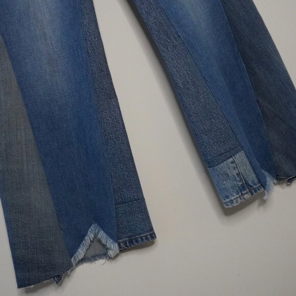Paige Upcycled Patchwork Jeans - Picture 3 of 8
